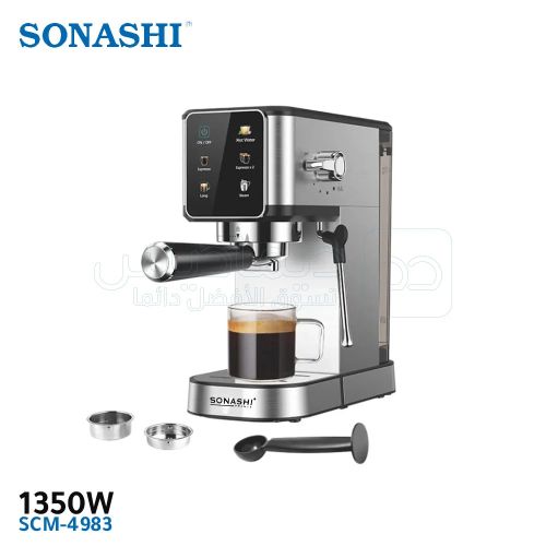 Sonashi Machine à café espresso multifonctions 5en1 20bar 1350W SCM-4983 – Image 2