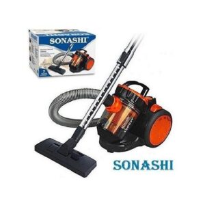Sonashi Aspirateur sans sac -1200W -1.5L-noir- orange