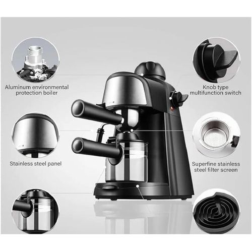 Sonashi Cafetière À Expresso Et Cappuccino 3,5 Bar SMC-4977 800 W – Image 5