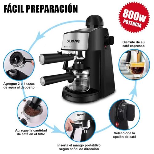 Sonashi Cafetière À Expresso Et Cappuccino 3,5 Bar SMC-4979 800 W – Image 3