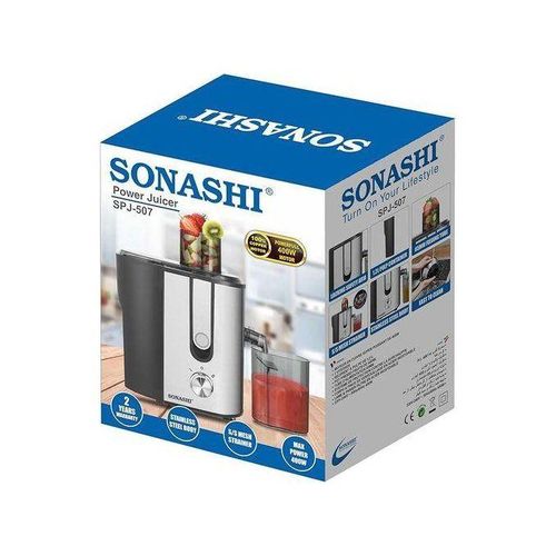 Sonashi Centrifugeuse Extracteur De Jus 400 W 2 Vitesses SPJ-507 – Image 5
