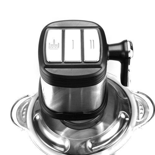 Sonashi Chopper Hachoir en inox 3L & 500W avec 3 vitesses SMC-24S – Image 3