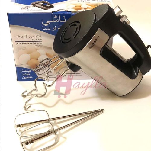 Sonashi BATTEUR 300W en inox avec 6 vitesses smx-126N – Image 7