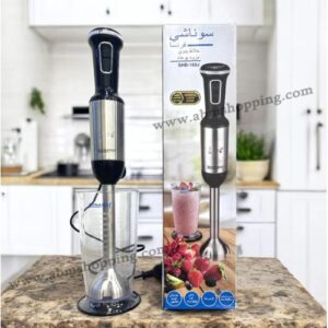 Sonashi Mixeur plongeant 1200W avec bol en inox SHB-189J
