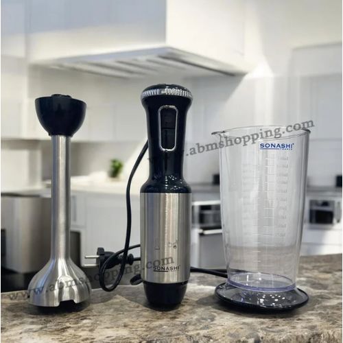 Sonashi Mixeur plongeant 1200W avec bol en inox SHB-189J – Image 2