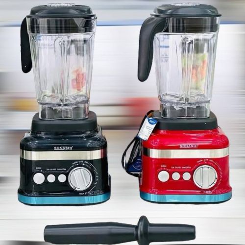 Sonashi Blender Mixeur Incassable - 1200 W 2 L Ice Crush - SB-207 Rouge – Image 2