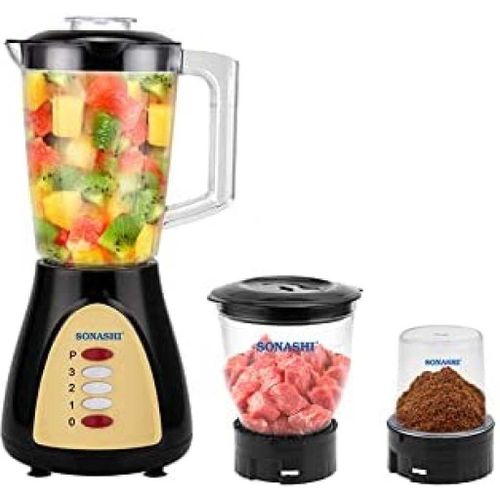 Sonashi Blender 500W 1.5L 3 in 1 SB-160N NOIR – Image 4