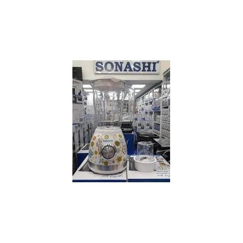 Sonashi Blender 1,5 Litres + Moulin A Café - 2 En 1 - SB-202