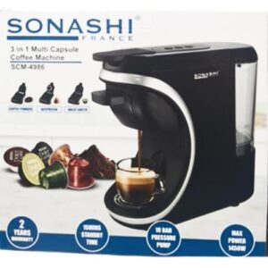 Sonashi Machine A Café Expresso Multi Fonction 3 En 1 4986