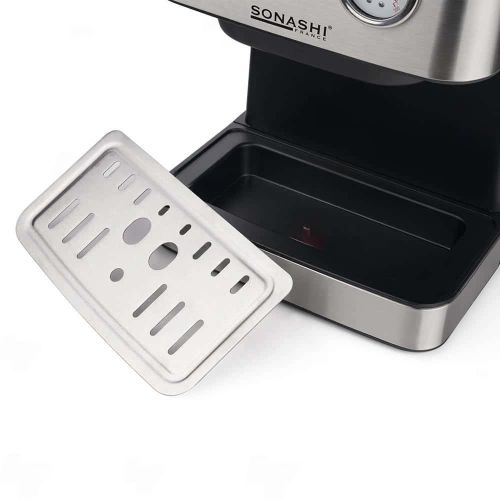 Sonashi Machine a Café Cafetière Expresso 850W 1.6L 15 Bars avec Mousseur à Lait - SCM-4967 – Image 4