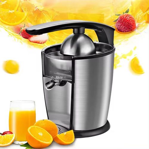 Sonashi Presse Agrumes Électrique 300W Inox – 2 Cônes de Pressage – Bec Verseur Anti-Goutte - SCJ-325 – Image 4
