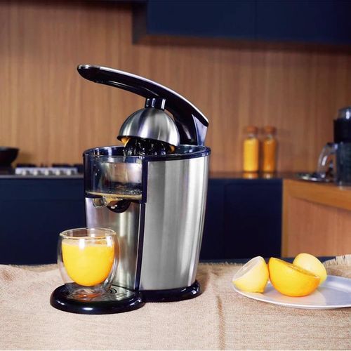 Sonashi Presse Agrumes Électrique 300W Inox – 2 Cônes de Pressage – Bec Verseur Anti-Goutte - SCJ-325 – Image 5