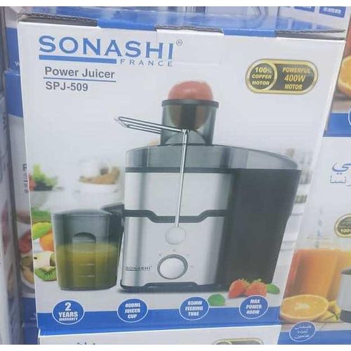 Sonashi Centrifugeuse automatique, boîtier en acier inoxydable 400 W 400 ml 2 Vitesses SPJ-509