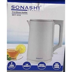 Sonashi Bouilloire Sans fil De 1,8 Litre 1500 W SKT-1816