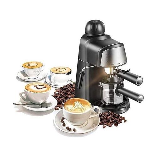Sonashi Machine à Expresso Cafetière- 3.5 Bars-800 Watts -SCM-4977-Noir/Argent – Image 3
