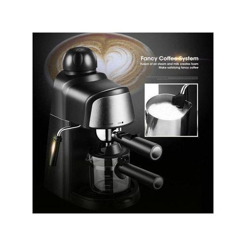 Sonashi Machine à Expresso Cafetière- 3.5 Bars-800 Watts -SCM-4977-Noir/Argent – Image 5