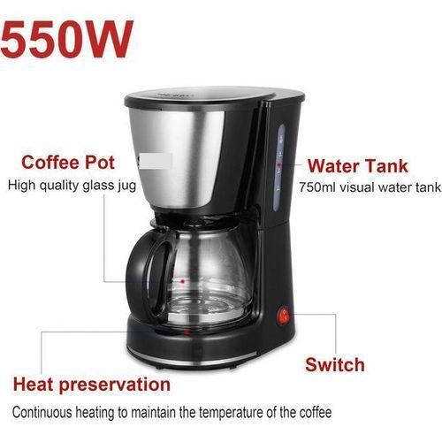 Sonashi Cafetière Électrique 15 Tasses 1000W Avec Filtre Lavable SCM-4989 – Image 3