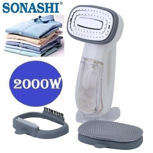 Sonashi Défroisseur à Main vapeur Garment Steamer- 2000 watt Affichage Led Numérique -SGS-323-blanc