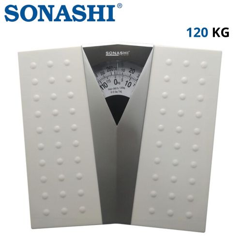 Sonashi Pèse Personne Mécanique 120 Kg - SSC 2226 Blanc