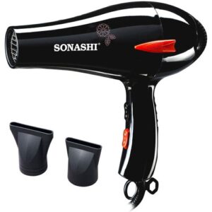 Sonashi Séchoir Sèche-Cheveux 2000 Watts Noir