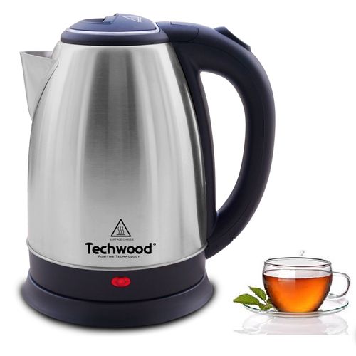 Techwood Bouilloire Electrique Inox Sans Fil- 1.8L-1500W- Silver