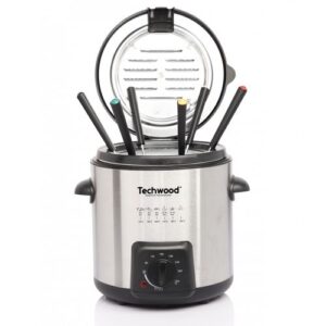 Techwood Friteuse Fondue-1L -inox