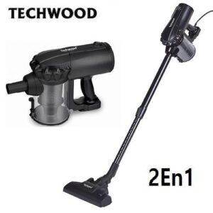 Techwood Aspirateur Balai 2 En 1- 600 W -Noir/Gris