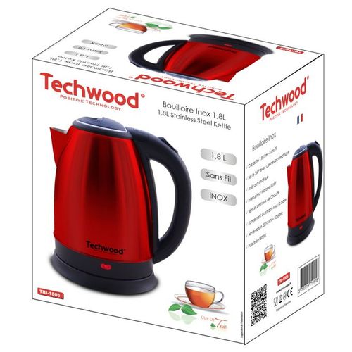 Techwood Bouilloire Sans Fil Tbi-1805- 1500 W-1,8 L- – Image 2