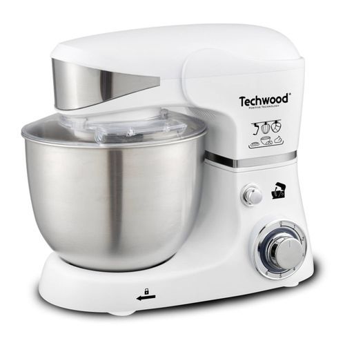 Techwood Robot Pétrin - 5 L -1000W - Blanc