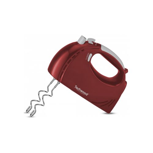 Techwood Batteur A Mains - 5 Vitesses- TMM-3006-300-Watts -TMM-3005-Rouge-Argent – Image 2