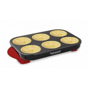 Techwood Crepiere 6 Personnes Mini Crepes et Pancakes 1500 W TCP-65Techwood