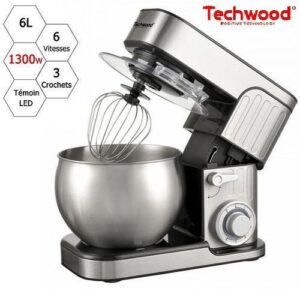 Techwood Robot Professionnel 6L 1300W -TRO-1600-inox