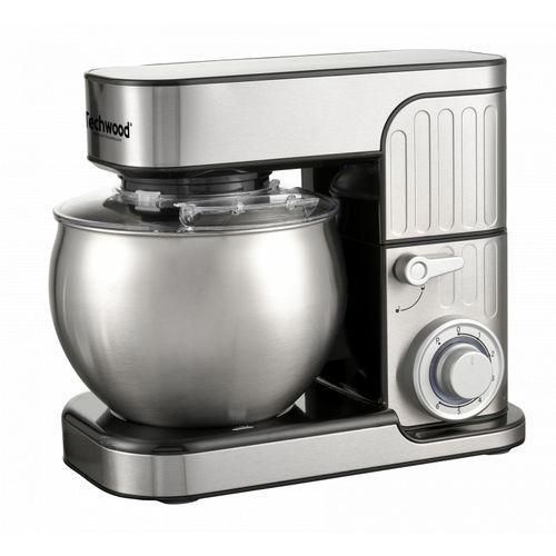 Techwood Robot Pétrin Multifonctions 6L 1300W+Cadeau Balance De Cuisine Numérique-TRO-1600-Acier Inoxydable – Image 2