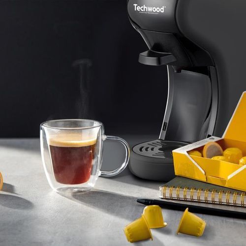 Techwood Machine À Café 2 En 1 Multi Caps 19 Bar 1450 W Noir - TCA196 – Image 2