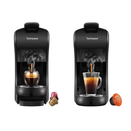 Techwood Machine À Café 2 En 1 Multi Caps 19 Bar 1450 W Noir - TCA196 – Image 3
