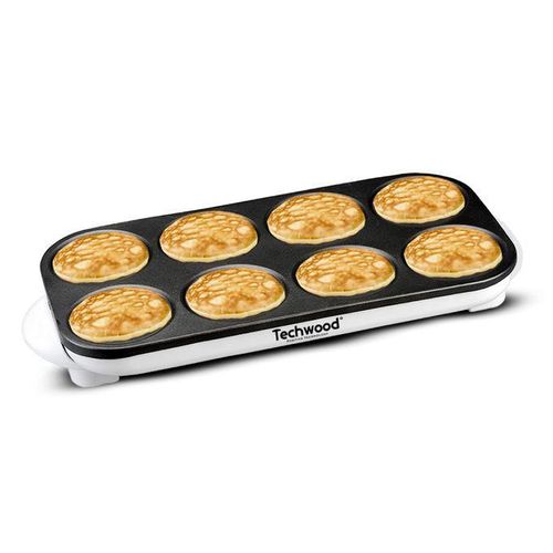 Techwood Crêpière 8 Personnes Mini Crêpes et Pancakes 1500 W TCP-800Techwood