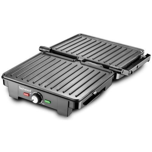 Techwood Grill Viande & Panini -Inox- TGD-090 - 2200 W - Argent-noir – Image 3