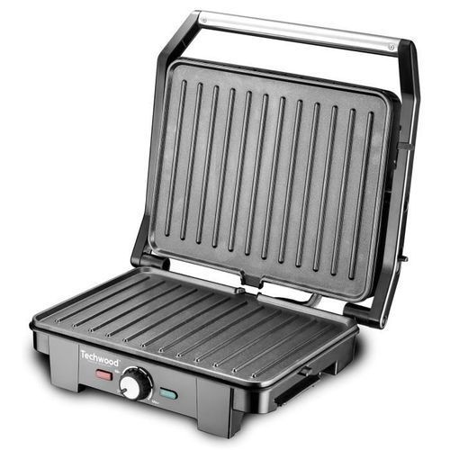 Techwood Grill Viande & Panini -Inox- TGD-090 - 2200 W - Argent-noir – Image 4