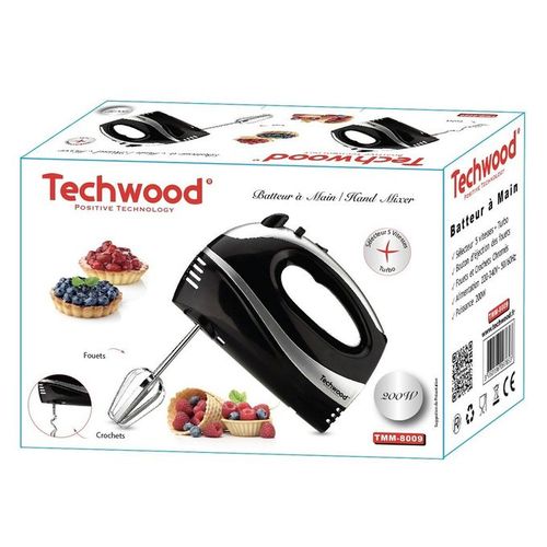 Techwood Batteur à Main t - TMM-8009 - noir – Image 2