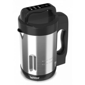 Techwood Blender Chauffant Soup Maker- 1000W-Tsm-1656 - Inox Noir