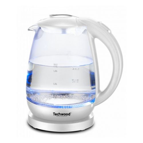 Techwood Bouilloire Electrique en verre- 2200W-TB-1701V- 1,7L