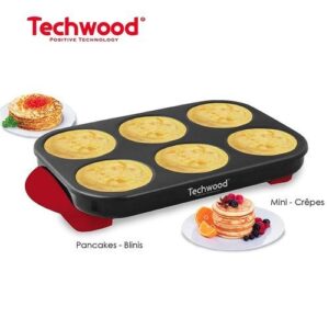 Techwood Crêpière - Mini Crêpes & Pan-cakes - TPC -65-Noir