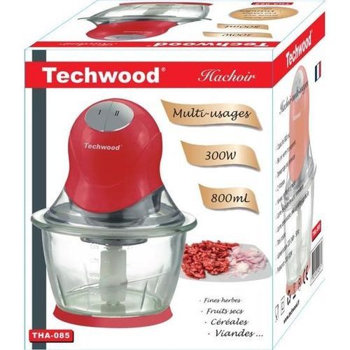 Techwood Mini Hachoir - Tha-085 - Rouge – Image 3