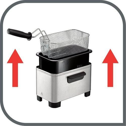 Tefal Friteuse Semi-Pro Easy Pro 3L Zone Froide 1.2Kg-Gris/Noir – Image 4
