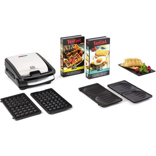 Tefal Gaufres & Sandwiches 2 EN 1 GAUFRIER / PANINIEUSE -SW853D12 – Image 2