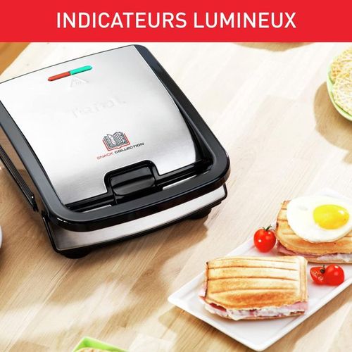 Tefal Gaufres & Sandwiches 2 EN 1 GAUFRIER / PANINIEUSE -SW853D12 – Image 4