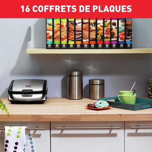 Tefal Gaufres & Sandwiches 2 EN 1 GAUFRIER / PANINIEUSE -SW853D12 – Image 5