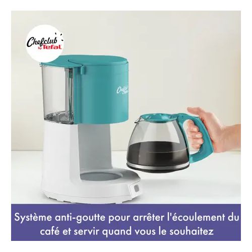 Tefal Cafetière filtre Chefclub 1.25L 10-15 cups CM276410 bleu – Image 6