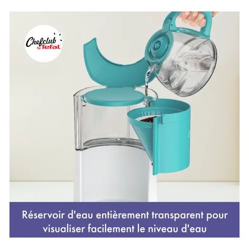 Tefal Cafetière filtre Chefclub 1.25L 10-15 cups CM276410 bleu – Image 8