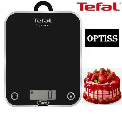 Tefal Balance De Cuisine- Optiss 5Kg/1G -Noir